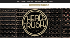 Desktop Screenshot of head-rush-salon.com