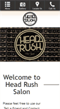 Mobile Screenshot of head-rush-salon.com